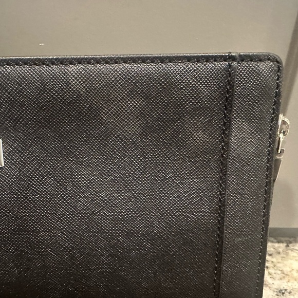 Burberry Black Leather Wristlet - Picture 3 of 12